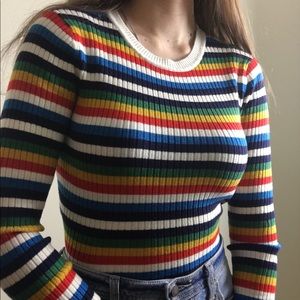 Women’s long sleeve crop top